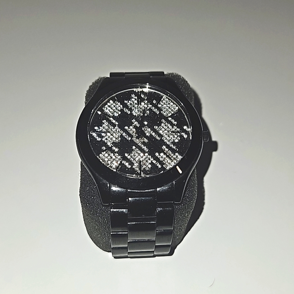 Michael Kors Slim Runway Houndstooth Watch✨